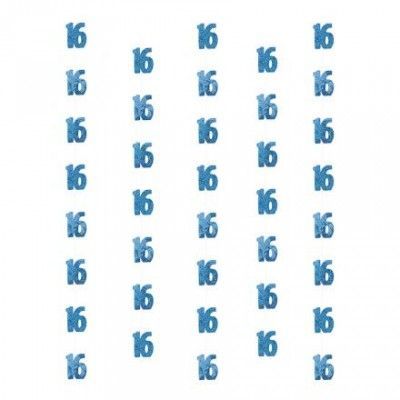 Hängande Dekoration Blå 16 - 6-pack