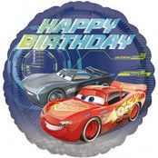 Heliumballong Cars / Bilar Happy Birthday