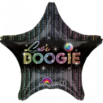 Heliumballong disco - stjärnformad let's boogie