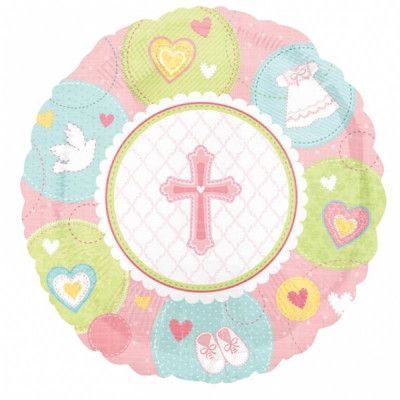 Heliumballong dop rosa