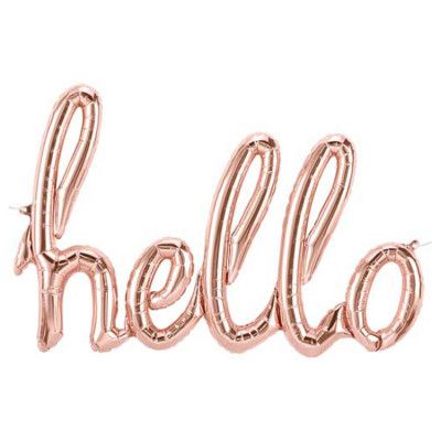 Heliumballong hello - hello world