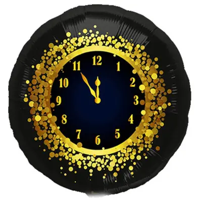 Heliumballong nyårsklocka