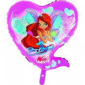 Heliumballong Winx hjärtformad