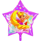 Heliumballong Winx stjärnformad