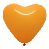 Hjärtballonger Orange