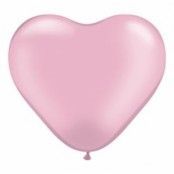 Hjärtballonger Rosa - 10-pack