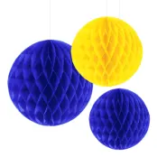 Honeycombs Blå/Gul - 3-pack