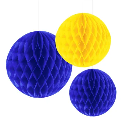 Honeycombs Blå/Gul - 3-pack