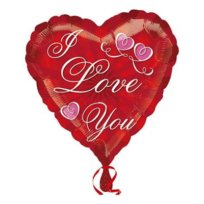 I Love You Folieballong