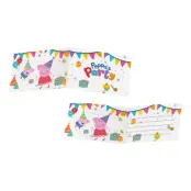 Inbjudningskort Greta Gris™ Peppa’s Party - 6-pack