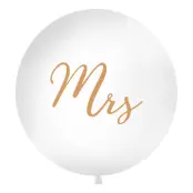 Jätteballong Guld Mrs - 1-pack