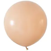 Jätteballong Rund 61cm Natur