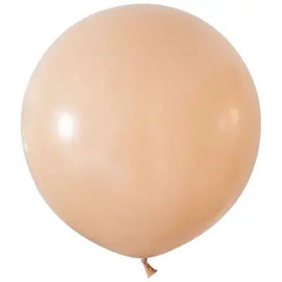Jätteballong Rund 61cm Natur
