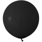 Jätteballong Rund 61cm Svart
