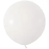Jätteballong Rund 61cm Vit