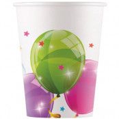 Kalasballonger Pappersmugg 8-pack