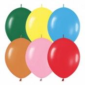 Kedjeballonger Flerfärgade - 10-pack