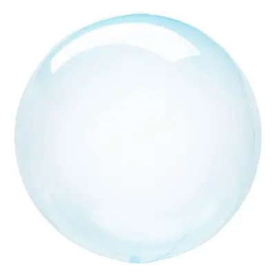 Klotballong Blå Transparent - 1-pack