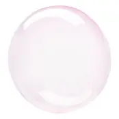 Klotballong Ljusrosa Transparent - 1-pack