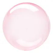 Klotballong Mörkrosa Transparent - 1-pack