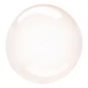 Klotballong Orange Transparent - 1-pack