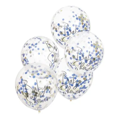 Konfettiballonger Baby Shower