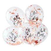 Konfettiballonger Oh Baby - 5-pack