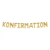 Konfirmation Ballonggirlang Guld