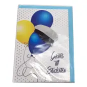 Kort Grattis till Studenten - 12,5 x 18 cm