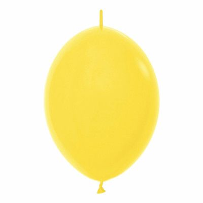 Länkballonger Gul - 10-pack