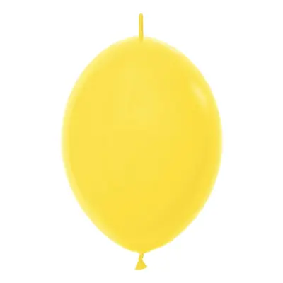 Länkballonger Gul - 25-pack