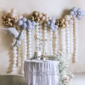 Länkballonger Guld - 20-pack