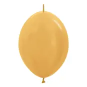 Länkballonger Guld Metallic - 25-pack