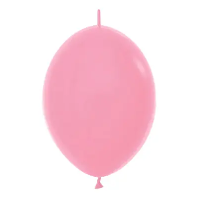 Länkballonger Ljusrosa - 10-pack