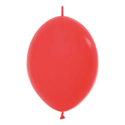 Länkballonger Röd - 10-pack