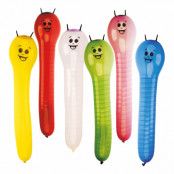 Latexballonger Larver - 12-pack