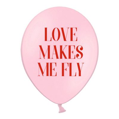 Latexballonger Love Makes Me Fly - 50-pack
