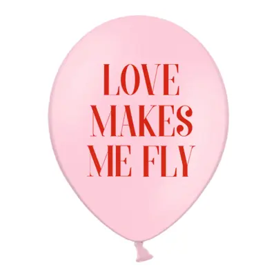 Latexballonger Love Makes Me Fly - 50-pack