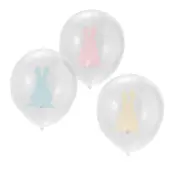 Latexballonger med Påskharar Pastell - 9-pack
