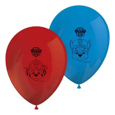 Ballonger Paw Patrol Röd/Blå - 8-pack