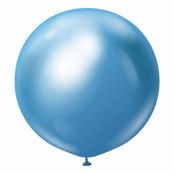 Latexballonger Professional Gigantiska Blå Chrome - 2-pack