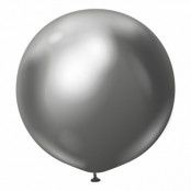 Latexballonger Professional Gigantiska Space Grey Chrome - 2-pack
