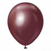 Latexballonger Professional Stora Burgundy Chrome - 25-pack