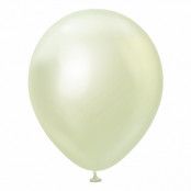 Latexballonger Professional Stora Green Gold Chrome - 25-pack
