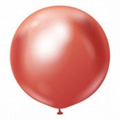 Latexballonger Professional Superstora Röda Chrome - 10-pack