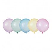 Latexballonger Rainbow Crystal Stora - 10-pack