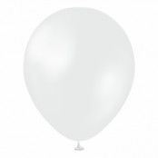 Latexballonger Opaque Satin Snow White - 100-pack