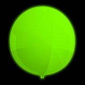 LED-Ballong Jätte Grön