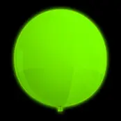 LED-Ballong Jätte Grön