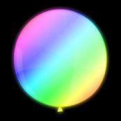 LED-Ballong Jätte RGB